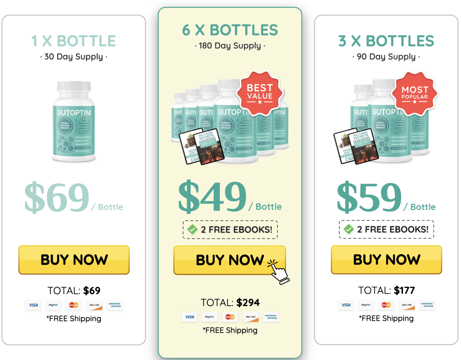 gutoptim three packages